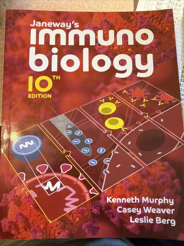 Janeway’s Immunobiology 10th Edition by Murphy/Weaver/Berg (Paperback, 2022)