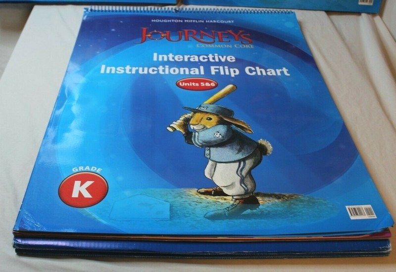 HMH Journeys Reading Grade K Kindergarten Interactive 3 Flip Chart Big Books Set gallery