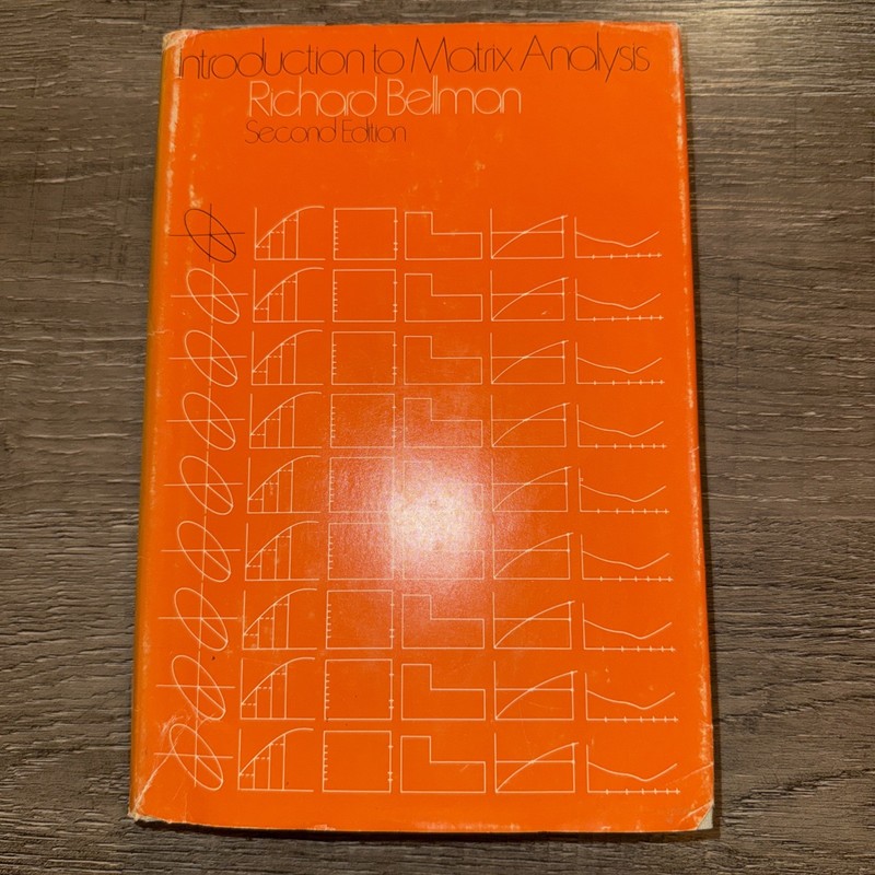 Introduction to Matrix Analysis Richard Bellman 1970 HCDJ