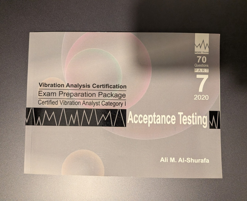 Vibration Analysis CAT I Prep Series Acceptance Testing Paperback 2020