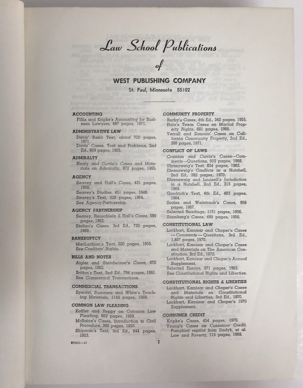 The Law of Torts Hornbook by William Prosser 4th Edition West Publishing Co. gallery