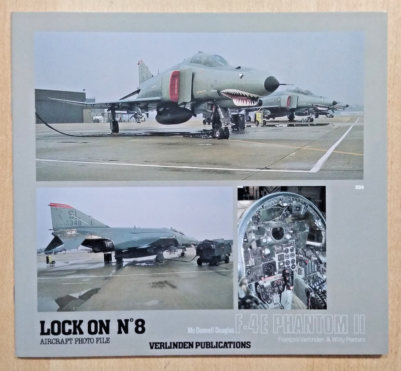 18-B504 Verlinden LOCK ON NO.8 Aircraft Photo File of F-4E PHANTOM II