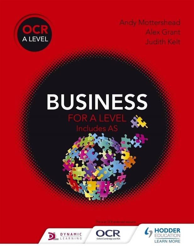 OCR Business for A Level by Andy Mottershead Paperback Book