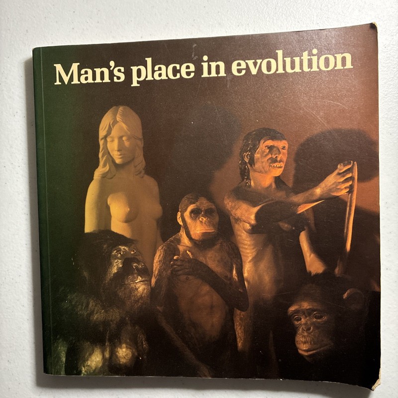 1981 Man’s Place in Evolution from British Natural History Museum paperback