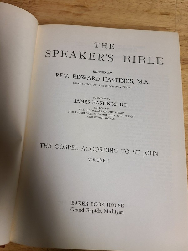 The Speaker's Bible by Hastings James. Volumes 1-8, 10, and 11. gallery