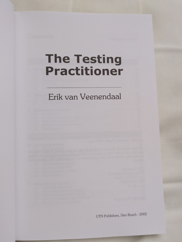 Erik van Veenendaal The Testing Practitioner Software Testing IT QA Quality gallery