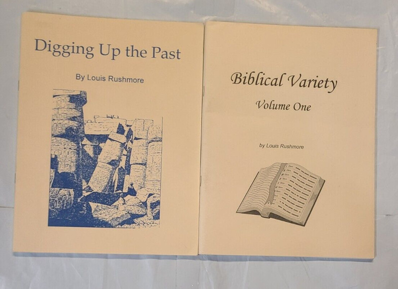 Lot of 2 by Louis Rushmore DIGGING UP THE PAST + BIBLICAL VARIETY VOL 1 / LN gallery