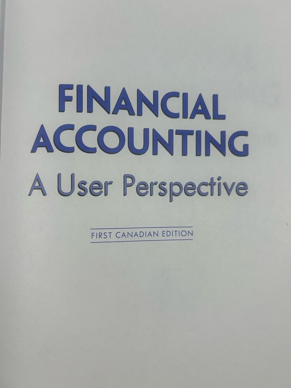 Financial Accounting A User Perspective First Edition, Hoskin Davidson Fizzell gallery