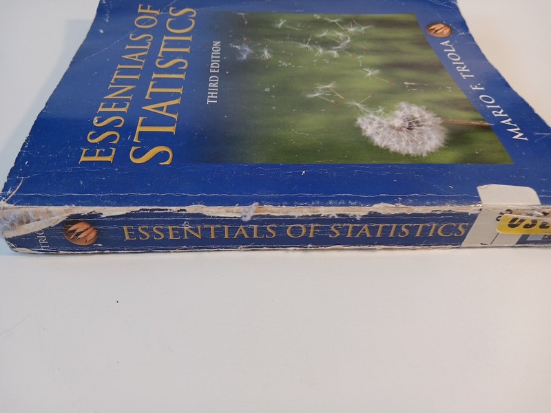Essentials of Statistics Third Edition by Mario F. Triola (2008, CD-ROM Incld gallery