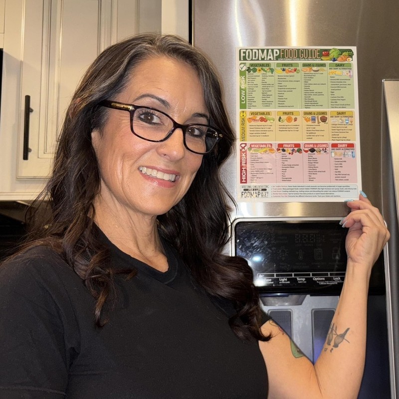 Color-Coded 8.5x11 FODMAP Chart - IBS Support Magnetic Kitchen Reference gallery