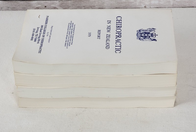 Bulk Lot of 7 Chiropractic in New Zealand 1979 Report Parker College Reprints gallery