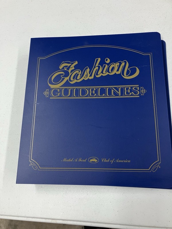 Fashion Guidelines For The Model A