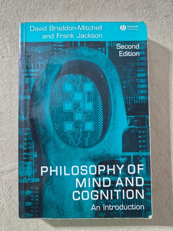 Philosophy of Mind and Cognition by Frank Jackson David Braddon-Mitchell – PB
