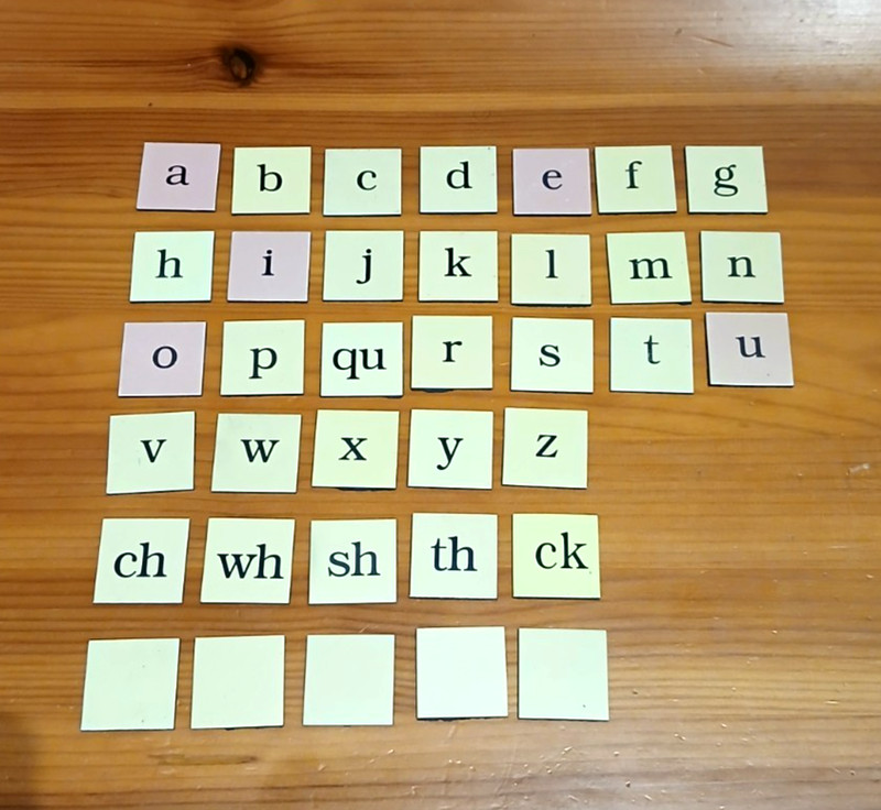 Wilson Fundations Magnetic Letter Tiles K Lot of 10