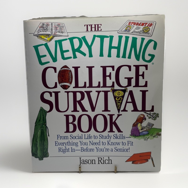 The Everything College Survival Book by Jason R. Rich Student Guide Paperback