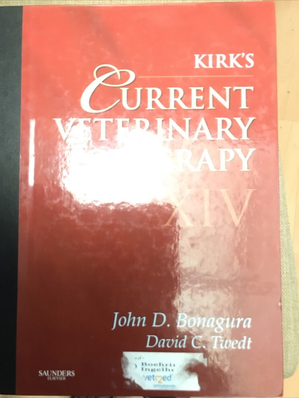 Kirk’s Current Veterinary Therapy XIV, 14e – Hardcover Book