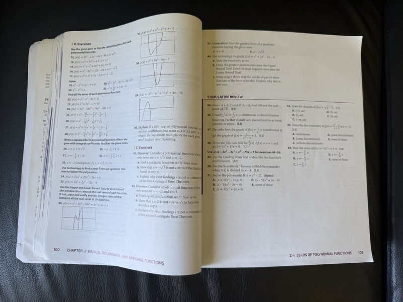 BJU Precalculus Student Edition (2nd ed.) gallery