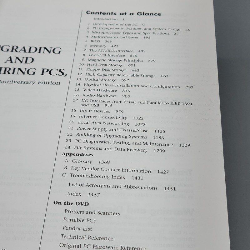 Upgrading and Repairing PCs by Scott Mueller 15th Anniversary Edition HC & Disc gallery