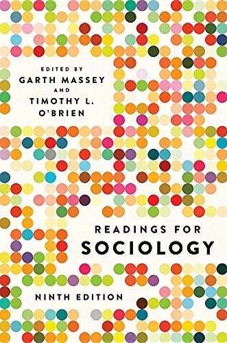 Readings for Sociology – Paperback, by Massey Garth; O’Brien – Very Good x
