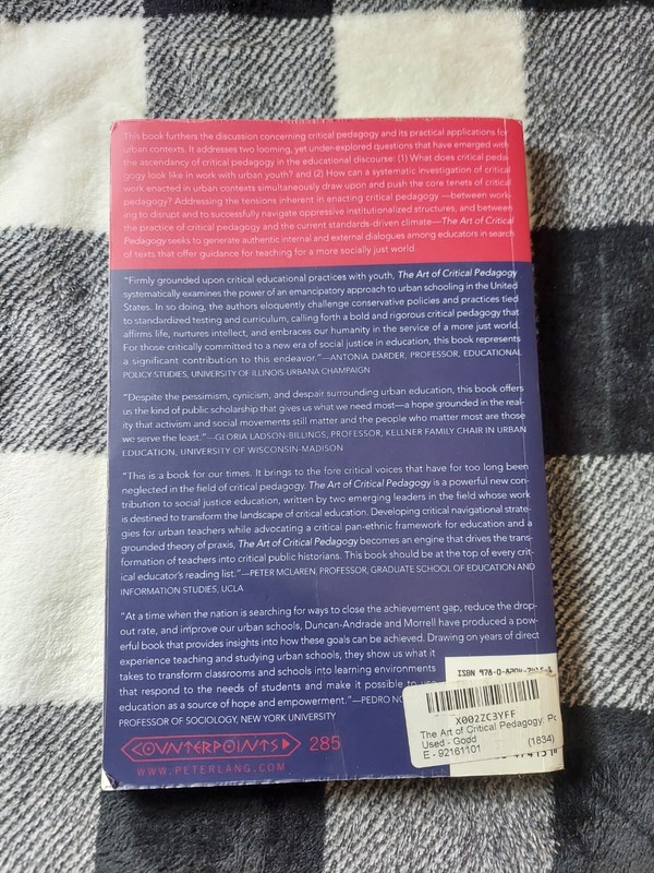 Counterpoints Ser.: Studies in Criticality: Art of Critical Pedagogy :... gallery