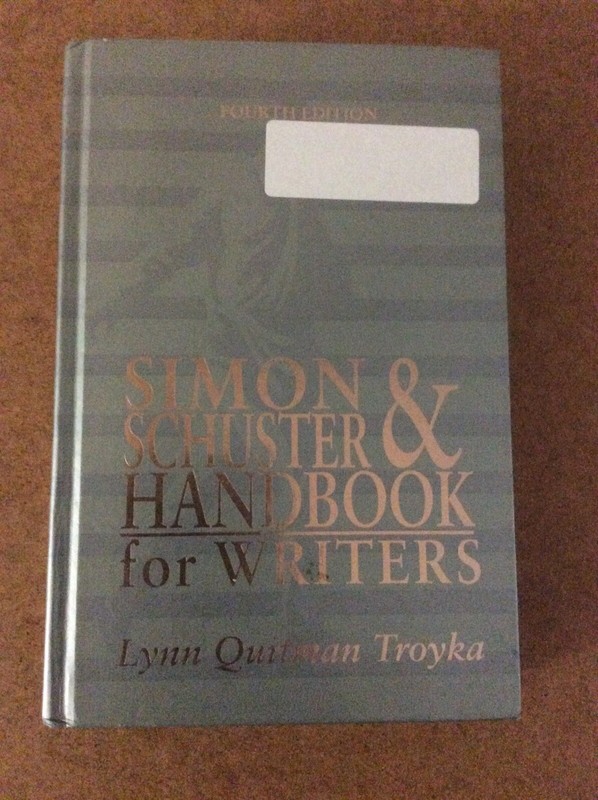 Writers Handbook:Simon & Schuster Handbook for Writers:Lynn Troyka