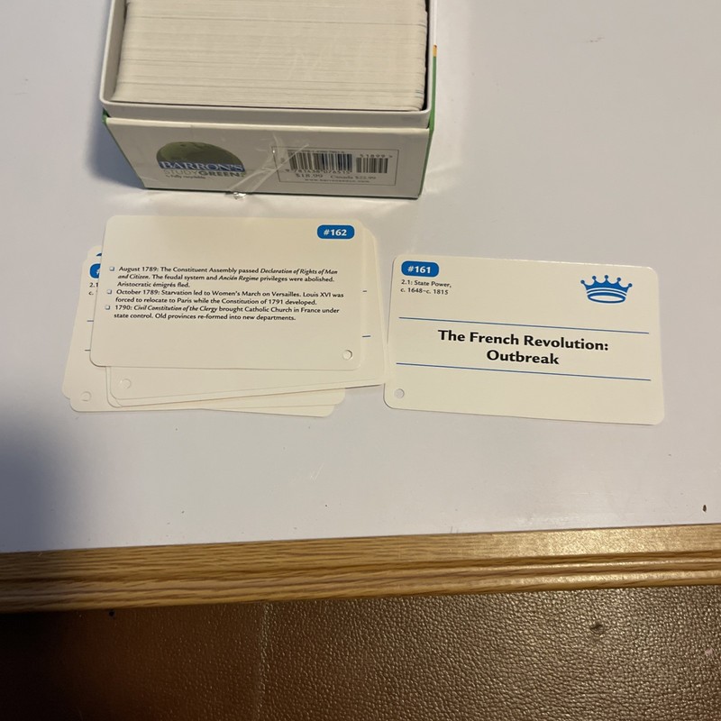 Barron's AP World History Flash Cards Set 3rd Edition 400 Flash Cards gallery