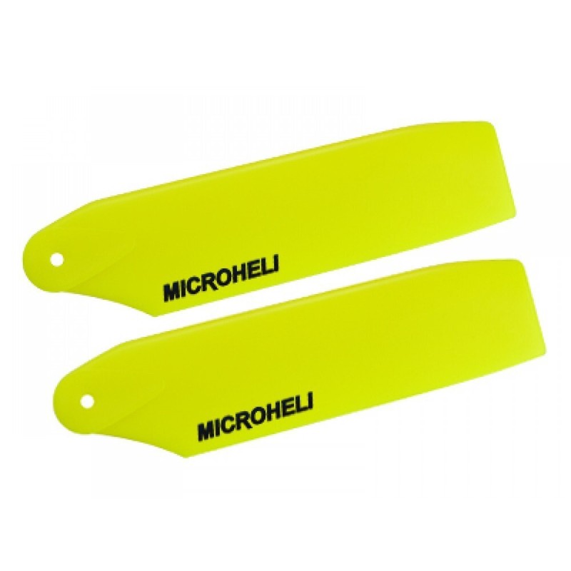 Microheli Plastic Tail Blade 62mm (YELLOW) – BLADE 330X / 330S / 450X / 450 3D