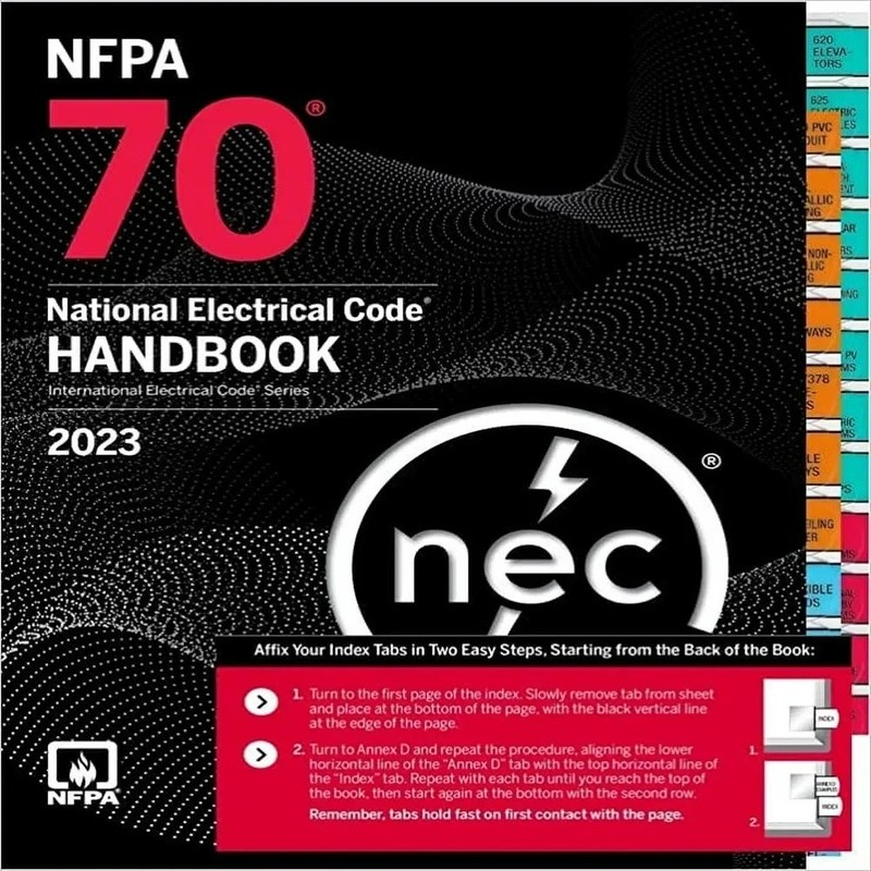 NFPA 70, National Electrical Code Handbook : 2023 Edition (Pre-tabbed)