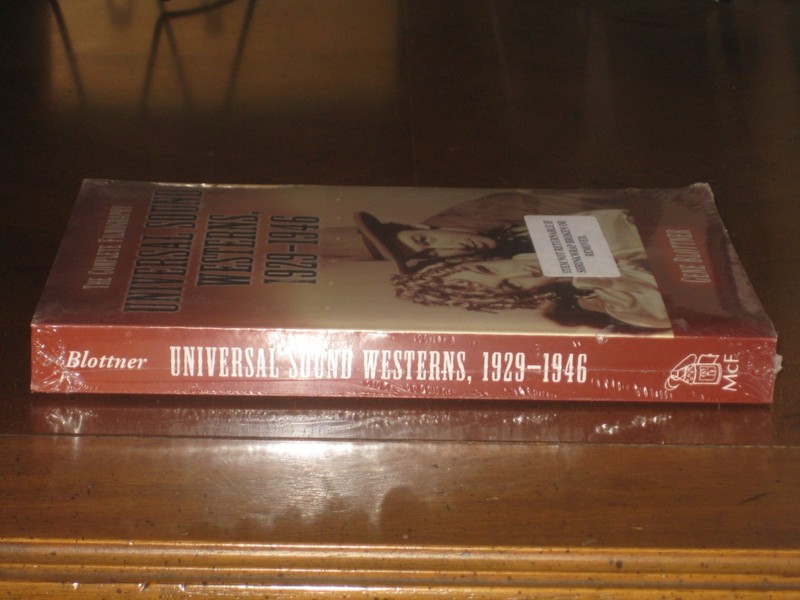 UNIVERSAL SOUND WESTERNS 1929-1946 by Gene Blottner - BRAND NEW, FACTORY SEALED! gallery