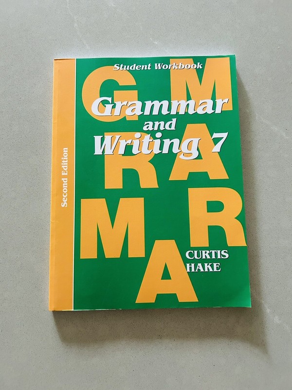 Saxon Grammar and Writing Grade 7 Student Workbook