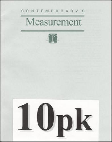 Measurement : 10 Pack, Paperback by Contemporary Mixed Prepack, Contemporary …