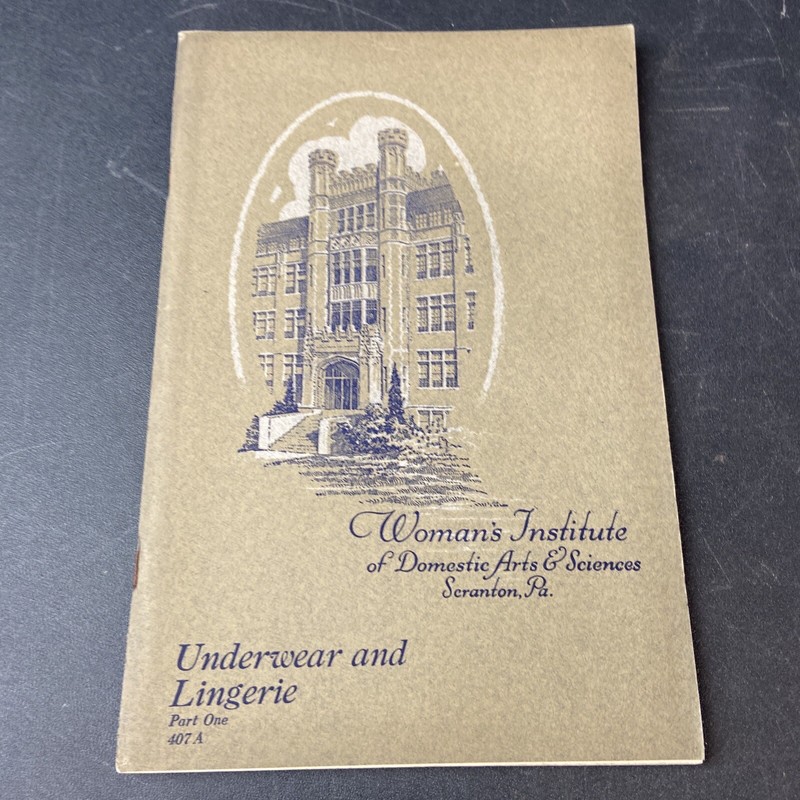 Underwear & Lingerie Part 1 #407 Women’s Institute Of Domestic Arts & Sciences
