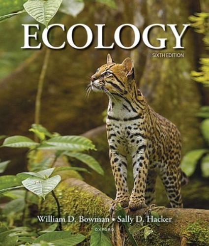 Ecology 9780197614044 by Bowman, William, Hacker, Sally