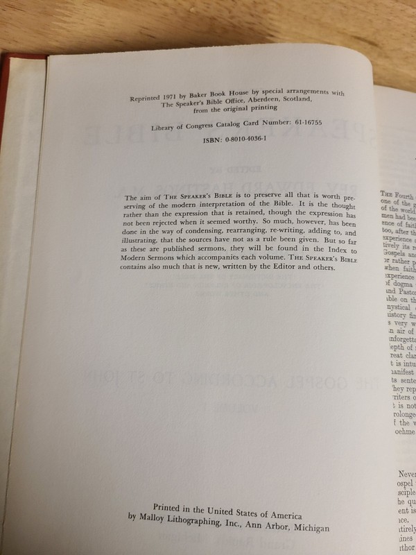 The Speaker's Bible by Hastings James. Volumes 1-8, 10, and 11. gallery