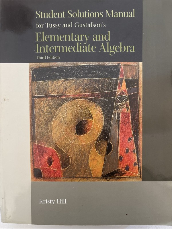 Elementary and Intermediate Algebra by R. David Gustafson (predates Woke Math)