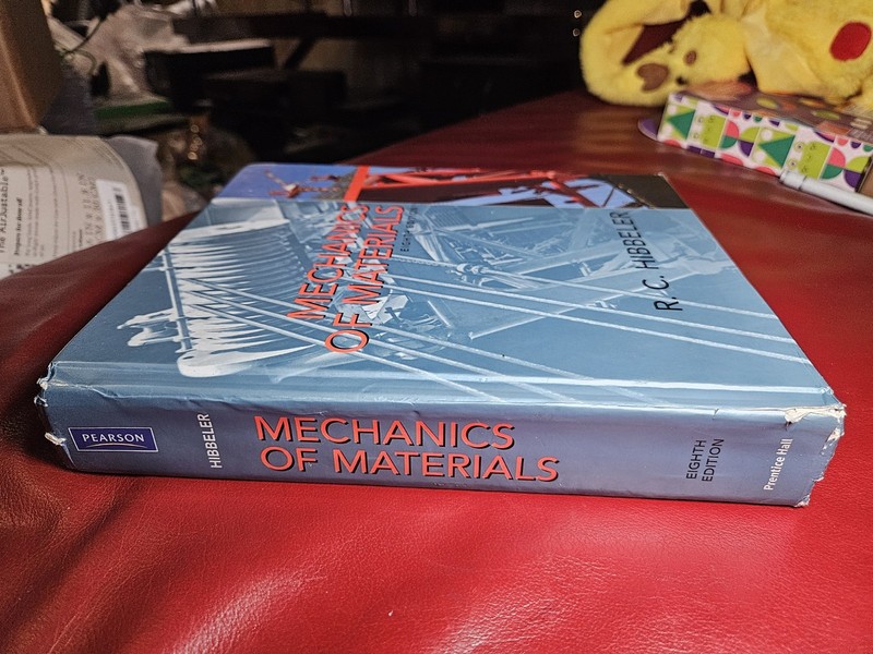 Mechanics of Materials (8th Edition) - Hardcover By Hibbeler, Russell C. - GOOD gallery