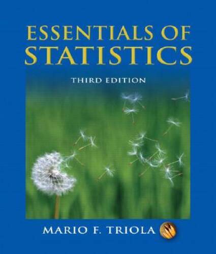 Essentials of Statistics (3rd Edition) - Paperback By Triola, Mario F. - GOOD