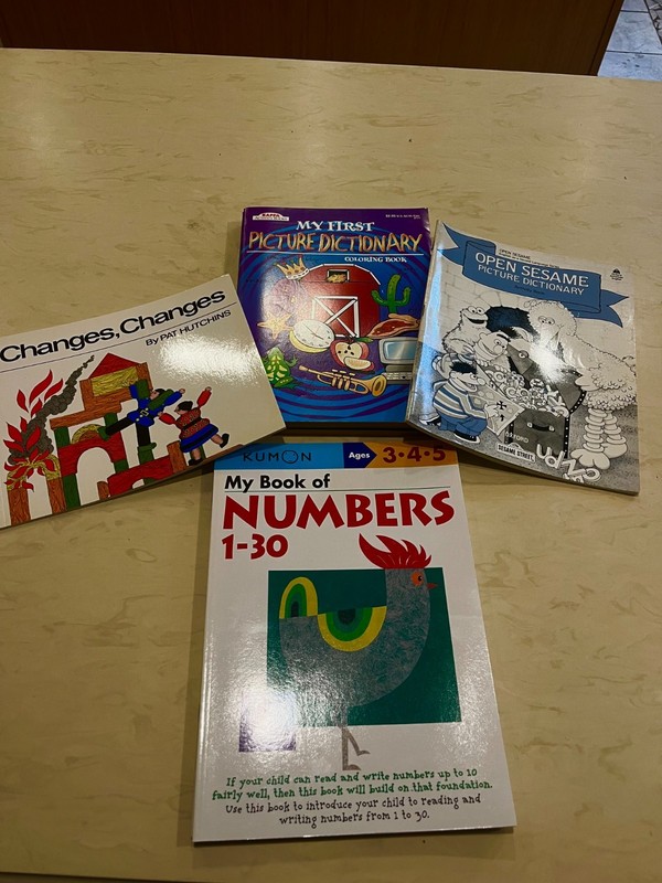 Math and Language Kindergarten Foundational Skills – 4 books