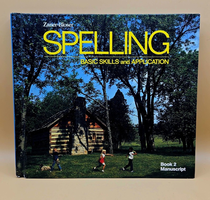 RARE VTG 1983 Zaner Bloser SPELLING Basic Skills & Application BOOK 2 Manuscript