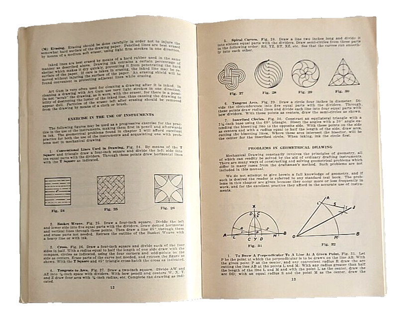 Dietzgen Use and Care of Drawing Instruments Self Teaching Guide 1968 Rare PB gallery