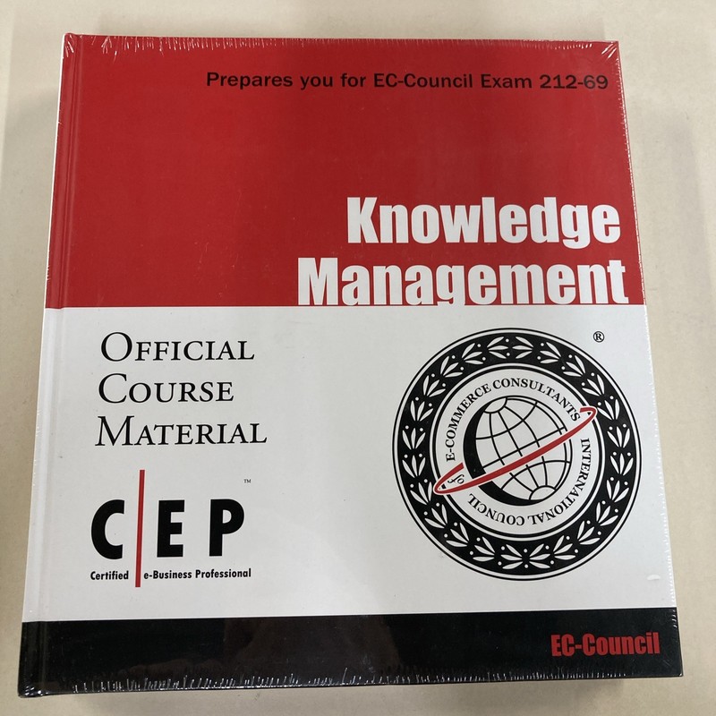 Knowledge Management Prep for EC Council Exam 212-69 HC As New 2003