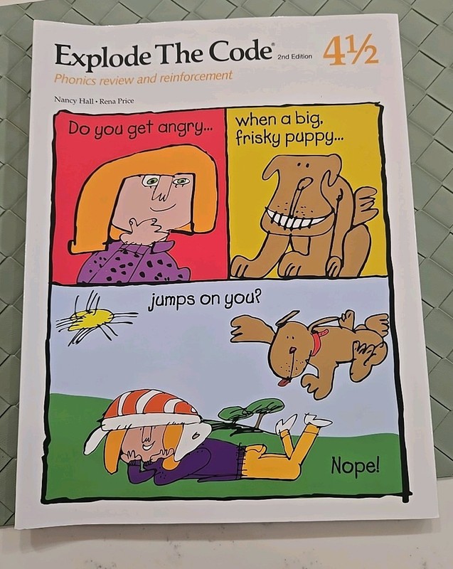 Explode the Code Book 4 1/2 – 2nd edition by Nancy Hall & Rena Price, EPS, New!