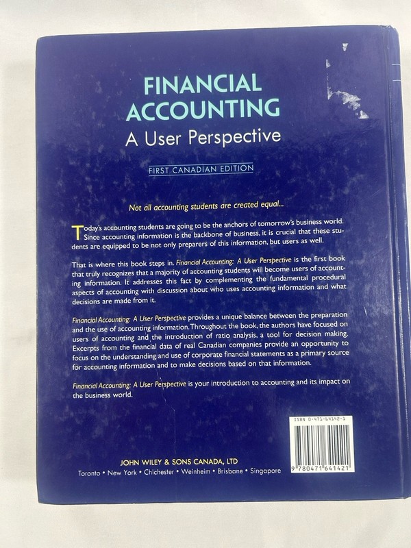 Financial Accounting A User Perspective First Edition, Hoskin Davidson Fizzell gallery
