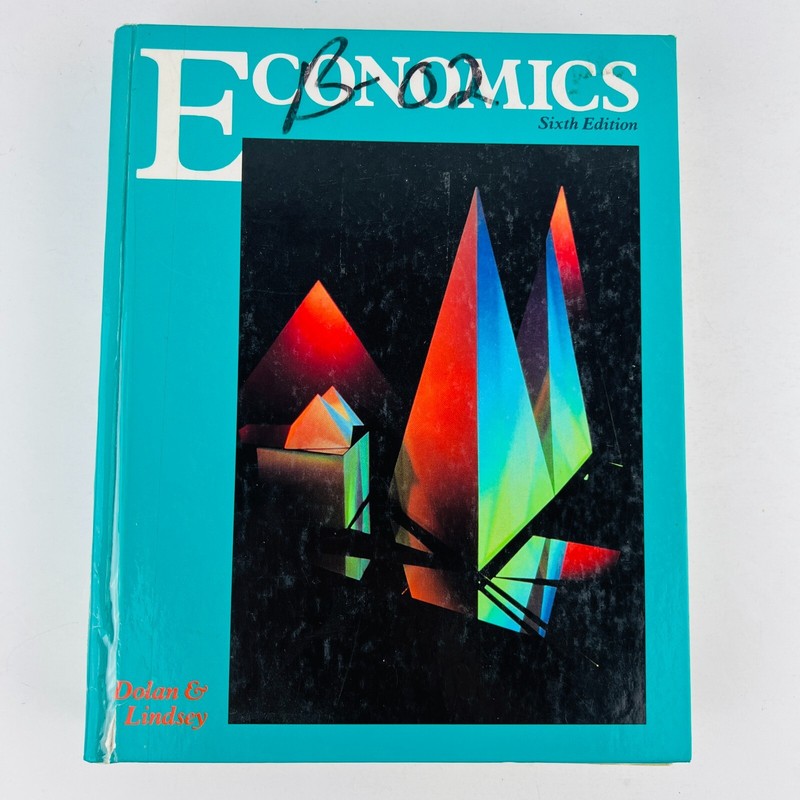 Economics Subsequent Edition Text Book Hardcover Edwin G Dolan, David E Lindsey