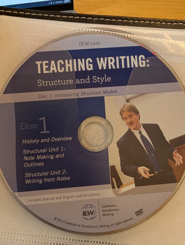 IEW Teaching Writing: Structure and Style, Workbook & 12 DVDs