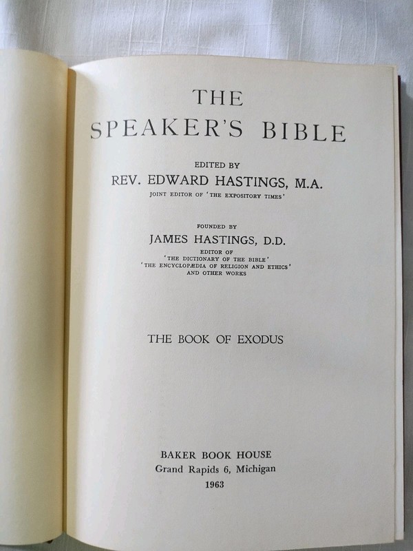 The Speaker's Bible 11 Volumes . Edited By Rev James Hastings DD HC 1962 Vintage gallery