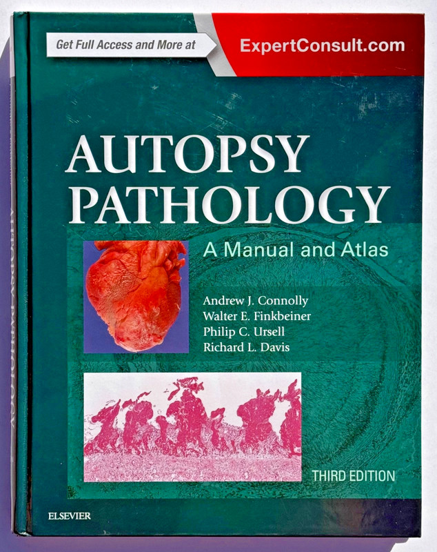 Autopsy Pathology: A Manual and Atlas 3rd Edition by Andrew Connolly 2016 HC VG
