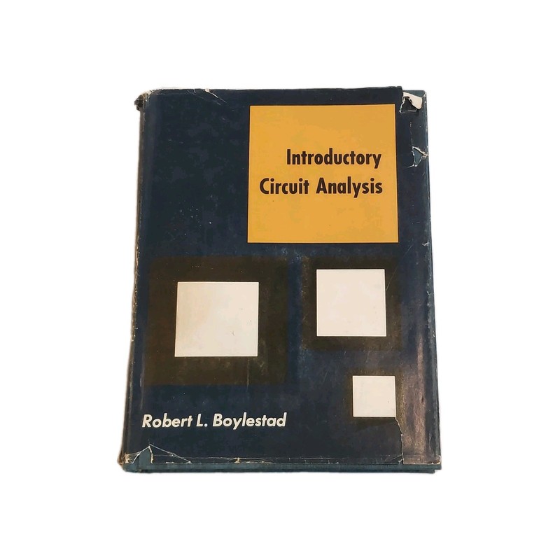 Vintage Introductory Circuit Analysis Book by Robert L. Boylestad Copyright 1968