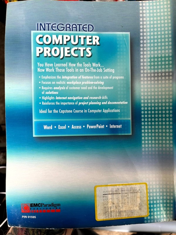 2003 Integrated Computer Projects Lloyd D. Brooks EMC Paradigm Textbook Excel gallery