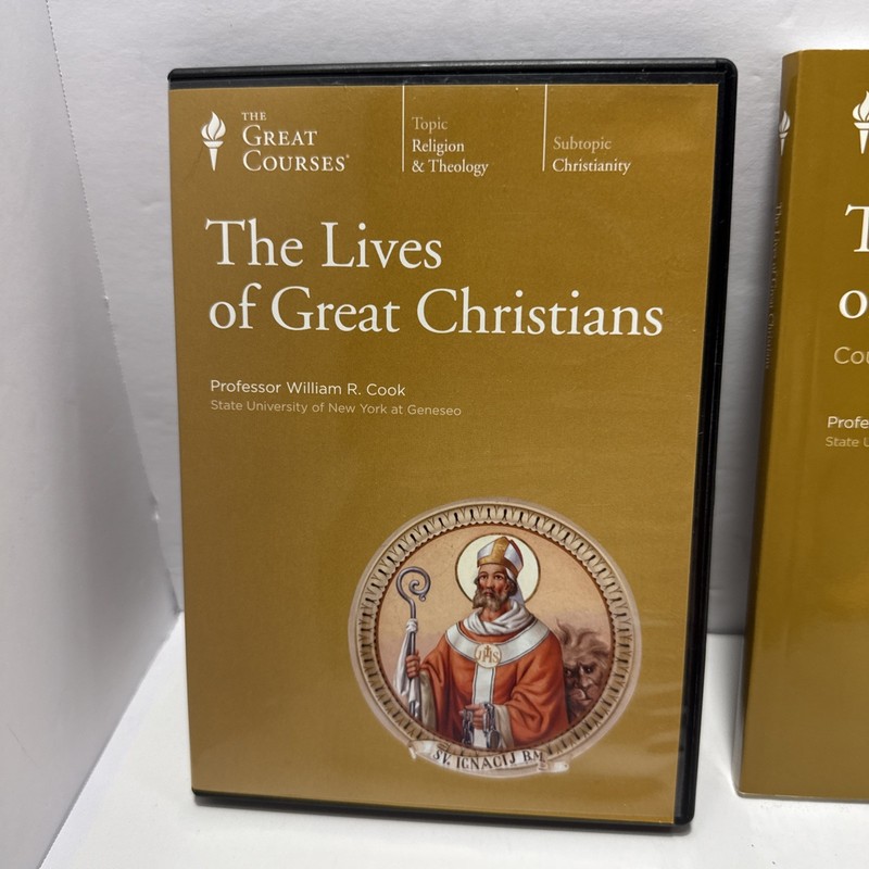 The Lives of Great Christians DVD William R. Cook Great Courses + Guidebook gallery